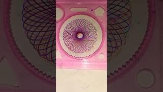 easy spirograph design l colourful spirograph art #shorts #youtubeshorts