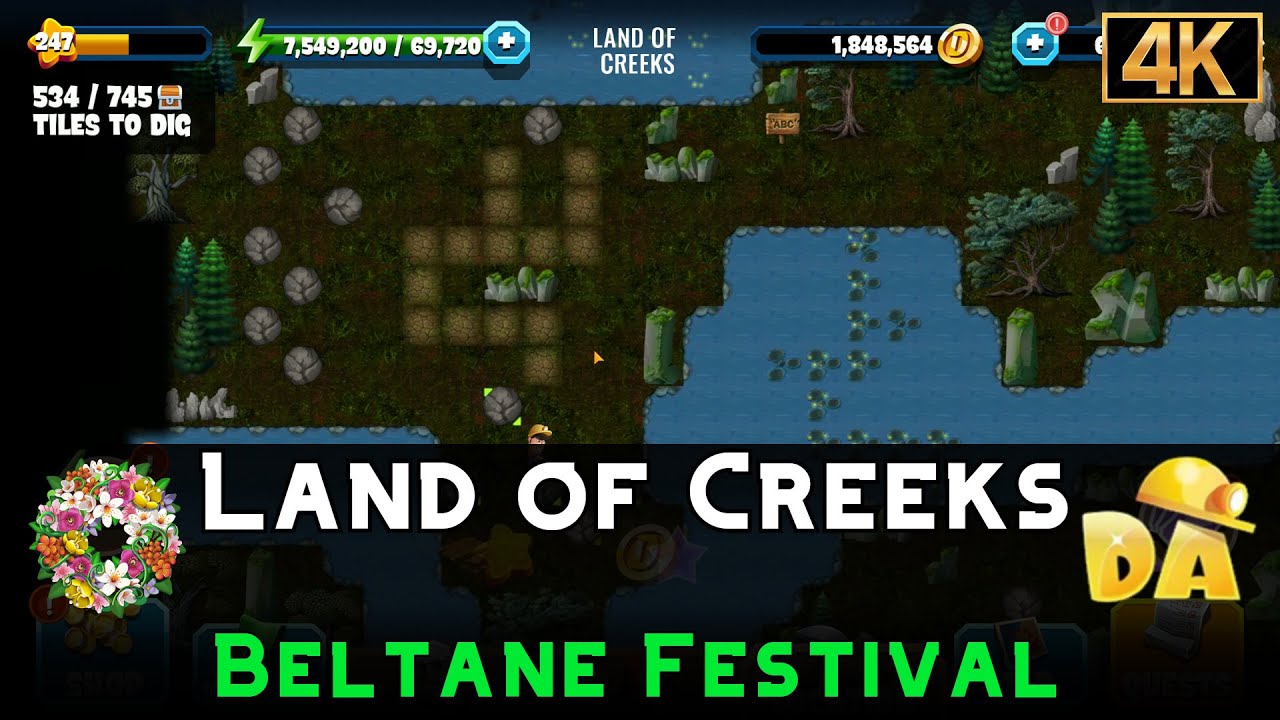Land of Creeks | Beltane Festival #4 | Diggy's Adventure
