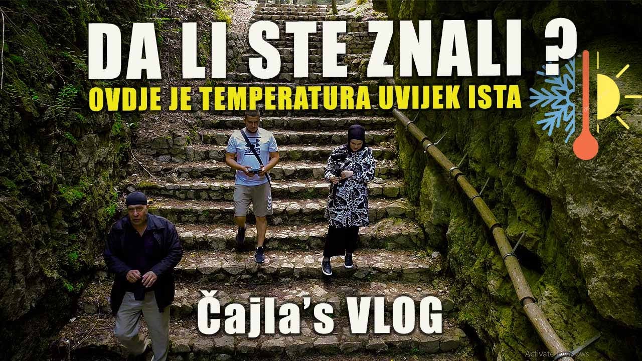 OVDJE JE I LJETI I ZIMI UVIJEK ISTA TEMPERATURA *porodični izlet* Čajla's VLOG / 2023
