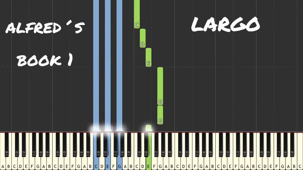 Largo - Alfred´s Basic Adult All in One Piano Course - Book 1 - p. 35