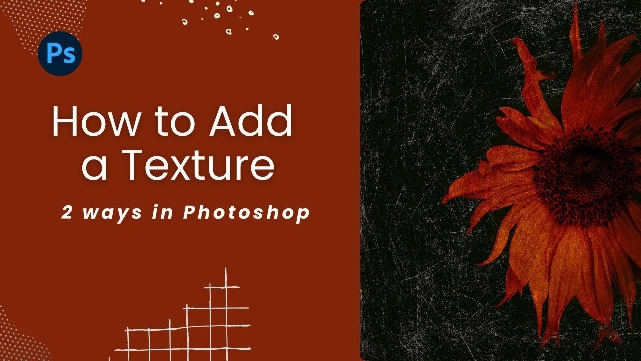 How to Add a Texture 2 ways in Photoshop - YouTube