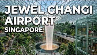The Jewel | Changi Airport Singapore | The World's Tallest Indoor Waterfall! 🇸🇬 | 4K Walkthrough