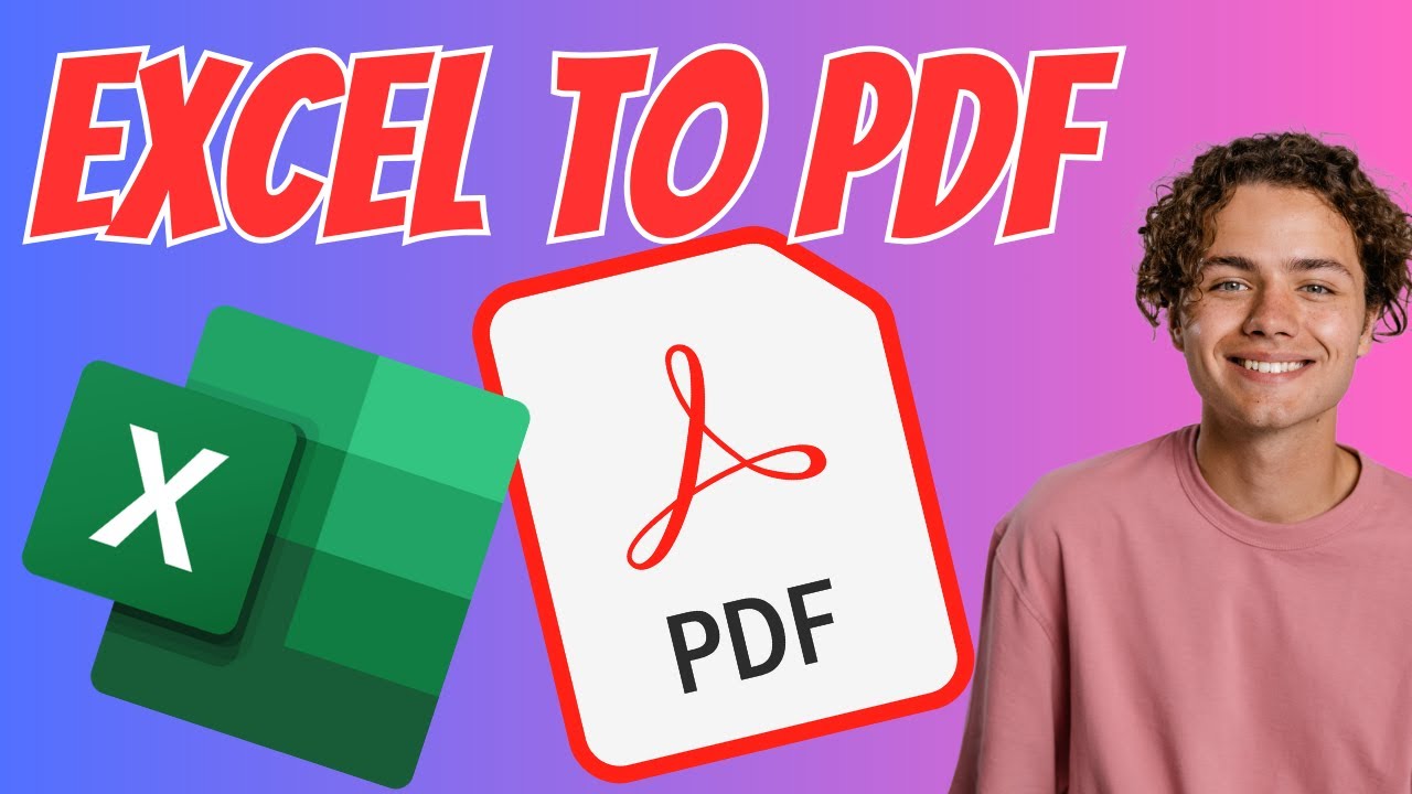 How to Convert Excel to PDF - YouTube