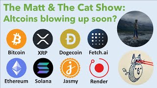 The Cat & the Matt Show Ep.3 - Altcoins blowing up soon?#Ethereum $XRP $SOL $DOGE $JASMY $FET $RNDR