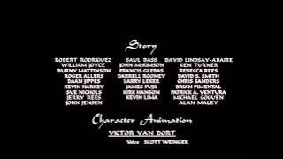 Tim Burton's Victorladdin (1992) - End Credits (French)
