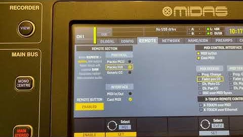 Presonus Studio One DAW controlled by Midas M32:DrMVideo#1