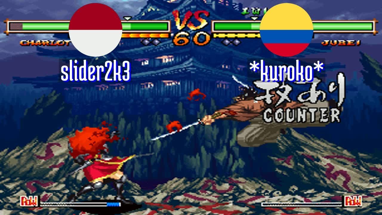 FT3 @samsh5sp: slider2k3 (ID) vs *kuroko* (CO) [Samurai Shodown V