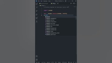 Generate Secure OTP using Python | Python Programming