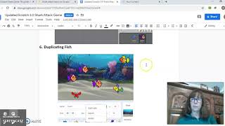 Scratch Shark Attack Game