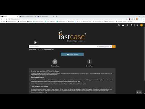 GA Bar Intro to Fastcase 7
