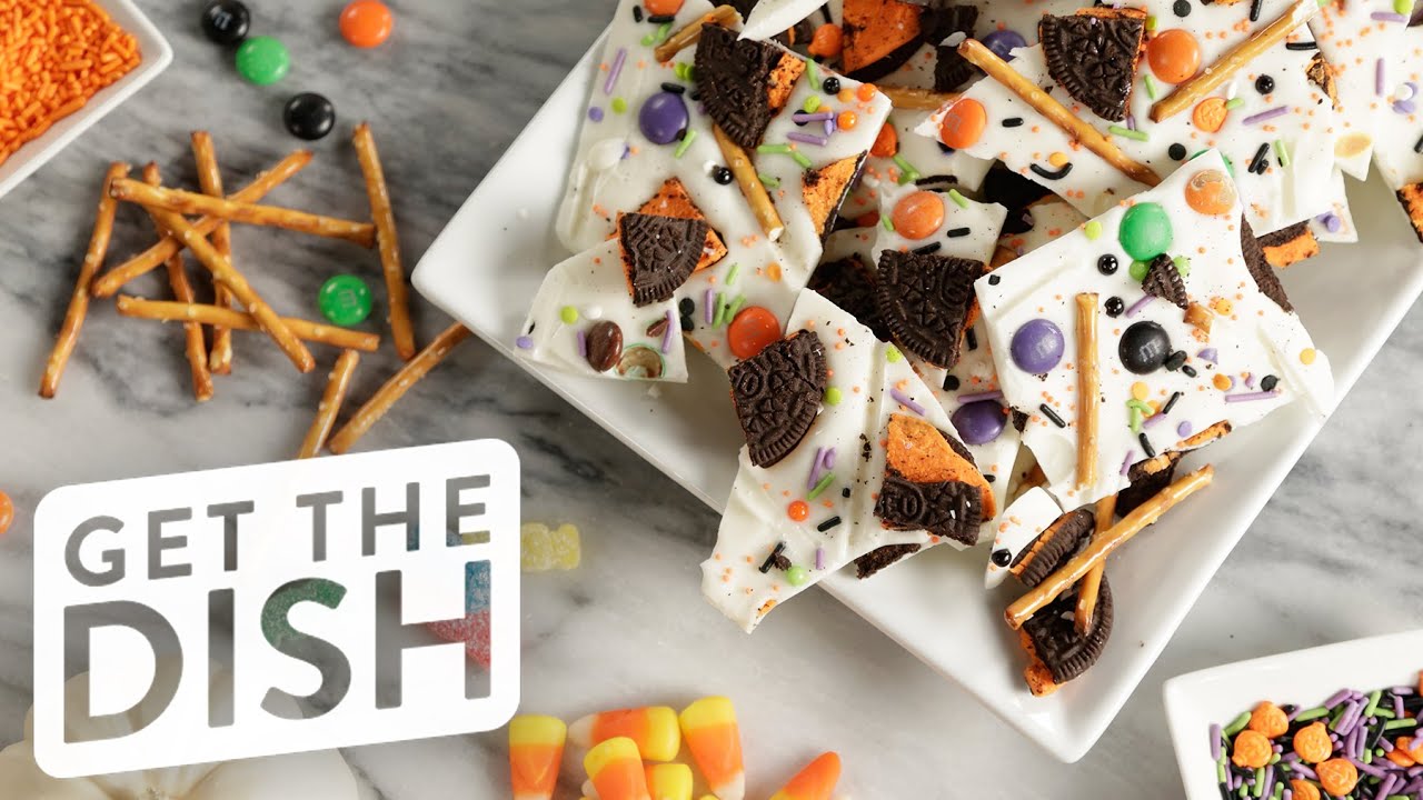 Halloween Chocolate Bark | Get the Dish | POPSUGAR Food