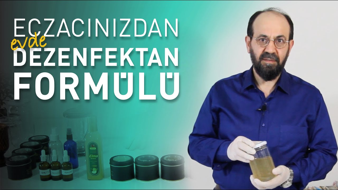 ECZACINIZDAN DOĞAL DEZENFEKTAN FORMÜLÜ