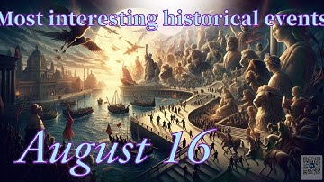 Interesting historical events-which occurred on august 16 @kickoff-history