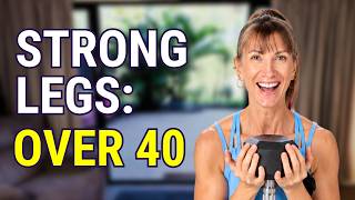 20-Minute Dumbbell Leg Workout At Home | Women Over 40
