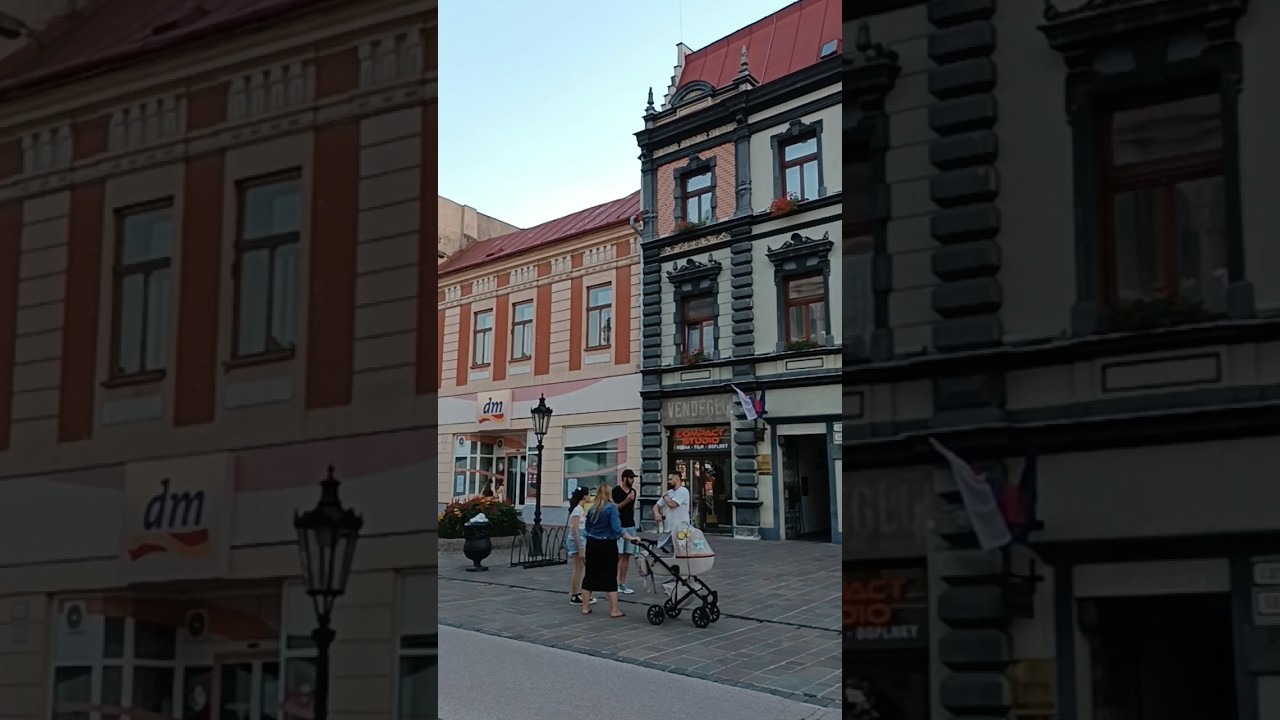 Кошице главная улица. Старый город 