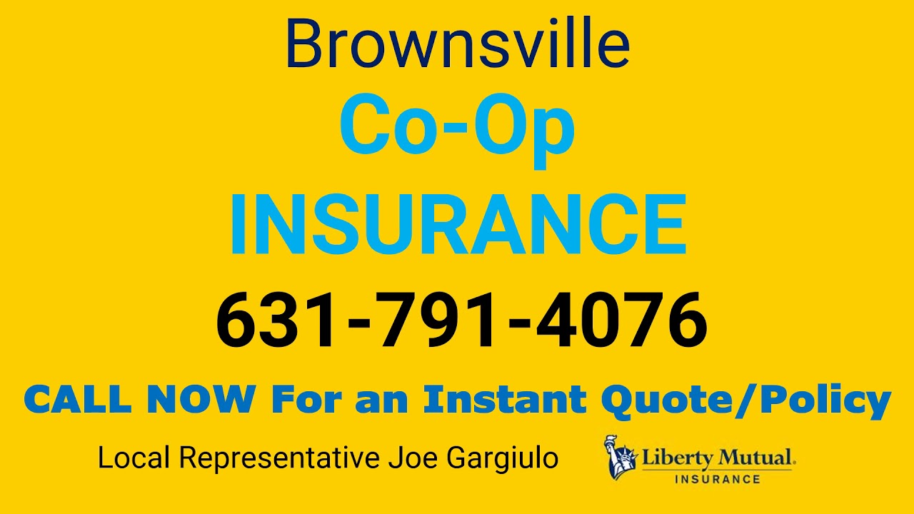 Brownsville CoOp Insurance 6317914076 YouTube