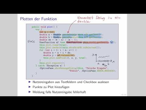 INF 33 Plot1D Applikation fertigstellen