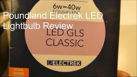 Electrek Poundland LED Bulb Review
