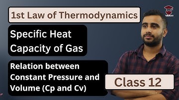 Specific Heat Capacity of Gas at Constant Pressure and Volume | Relation between Cp and Cv || NEB 12