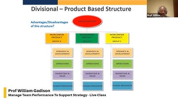 Divisional Structure - Manage Team Performance To Support Strategy Live Class - QUALIFI Level 7