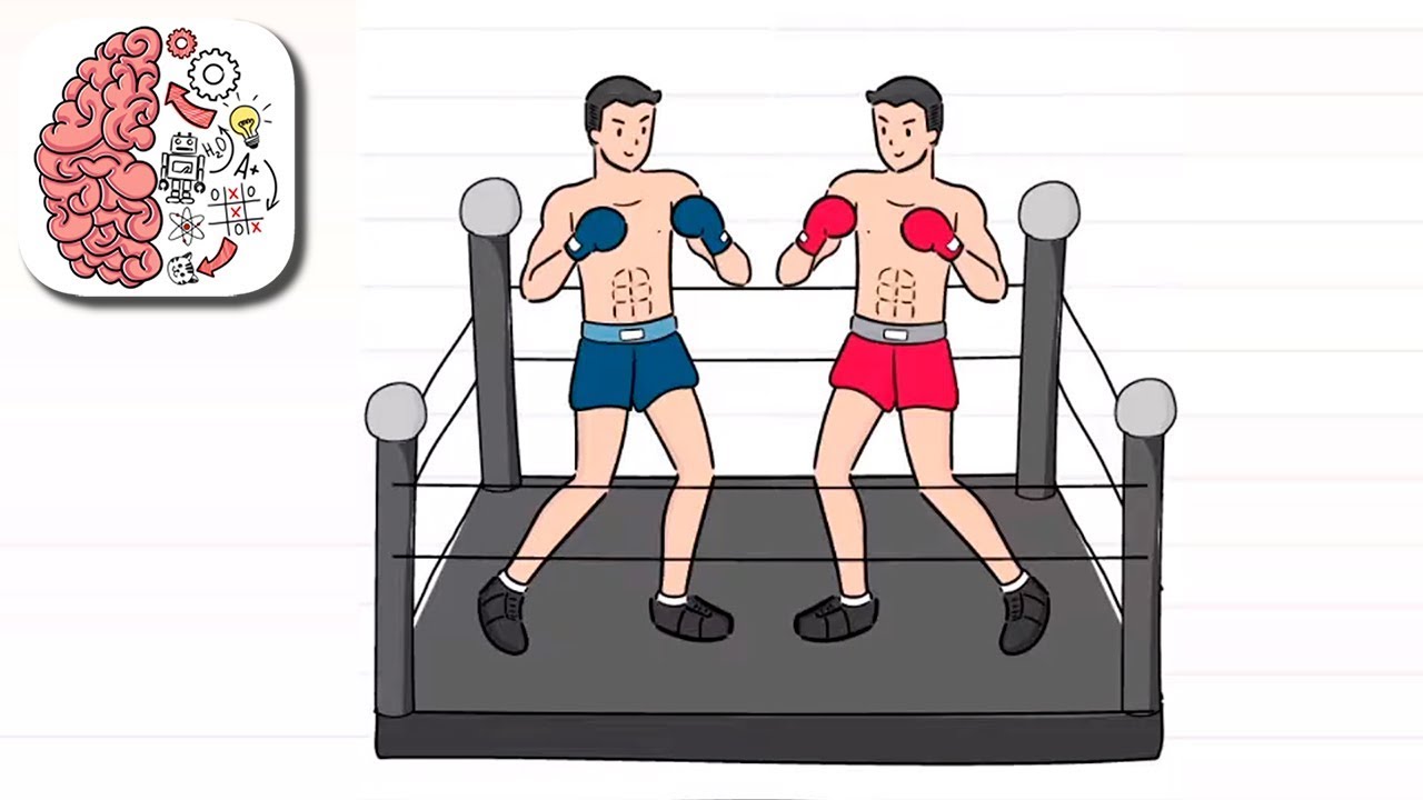 боксер слева должен выиграть. Brain test разними драчунов. доп 2 помоги боксеру в синем. боксер слева должен выиграть уровень 78. Brain test ответы 78.