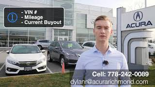 Richmond Acura can help to buyout your lease