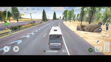 bus gameplay bus simulator max 30 fps graphics #mission first #part 1