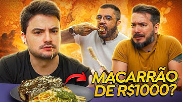 PROVANDO AS COMIDAS MAIS CARAS DO APP