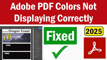Adobe PDF Colors Not Displaying Correctly | Screen Rendered Colors in Acrobat are Wrong | PDF Color