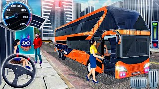 Coach Bus Driving Euro Bus Driving Game Bus Driving Simulator Games Android Gameplay screenshot 5