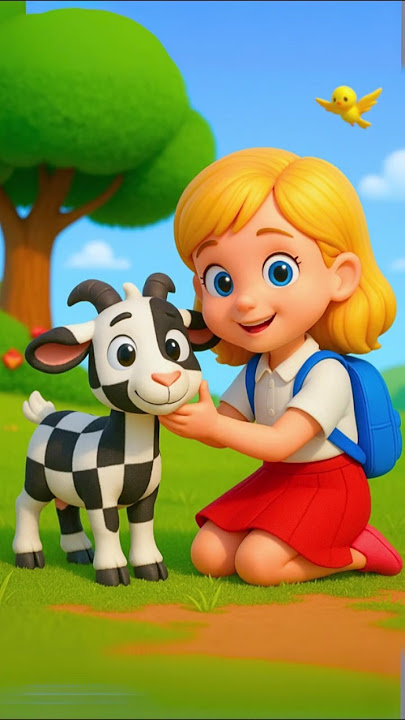Mary Had A Little Lamb 🐑✨ | 3D Kids Animation #shorts