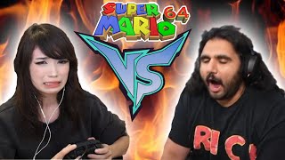 Emiru vs Esfand SM64 Speedrun Battle! Mizkif and Simply Commentating (VOD)