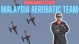 AIRCRAFT SEBELAH SANGAT DEKAT SAMPAI DENGAR BUNYI PROPELLER | TEAM AEROBATIC MALAYSIA | KRISAKTI