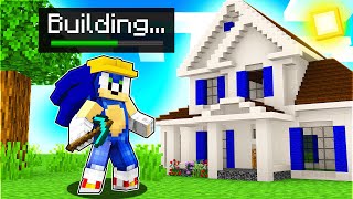 Who Can Build The BEST Minecraft House?! [128] | Sonic Survival Adventures | Minecraft