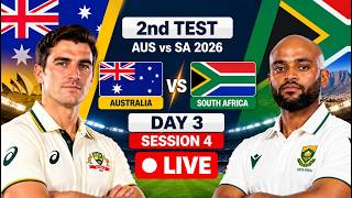 🔴 AUS vs SA Live Day 3 | Australia vs South Africa 2nd Test Live Score & Commentary | 2026
