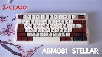 Thocky $50 Keyboard with Premium Features?! CIDOO ABM081 Stellar (Review & Sound Test)