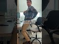 Nailed it 😂 #work #humor #9to5 #posture #hr