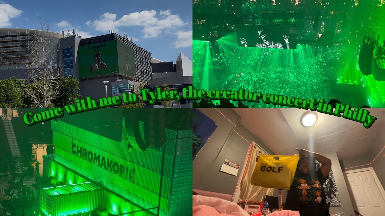 come with me to tyler, the creator's concert | GRWM + outfit haul + concert merch & more