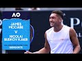 Ref:DPa2VXr8cL8 James mccabe v nicolai budkov kjaer highlights | australian open 2026 qualifying second round