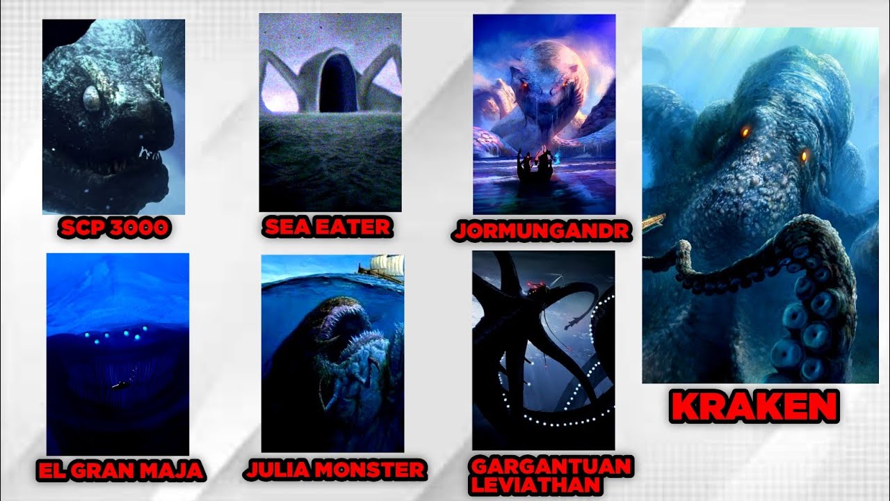 Gua Jelasin 10 MONSTER LAUT TERBESAR Yang Bikin Kalian Merinding