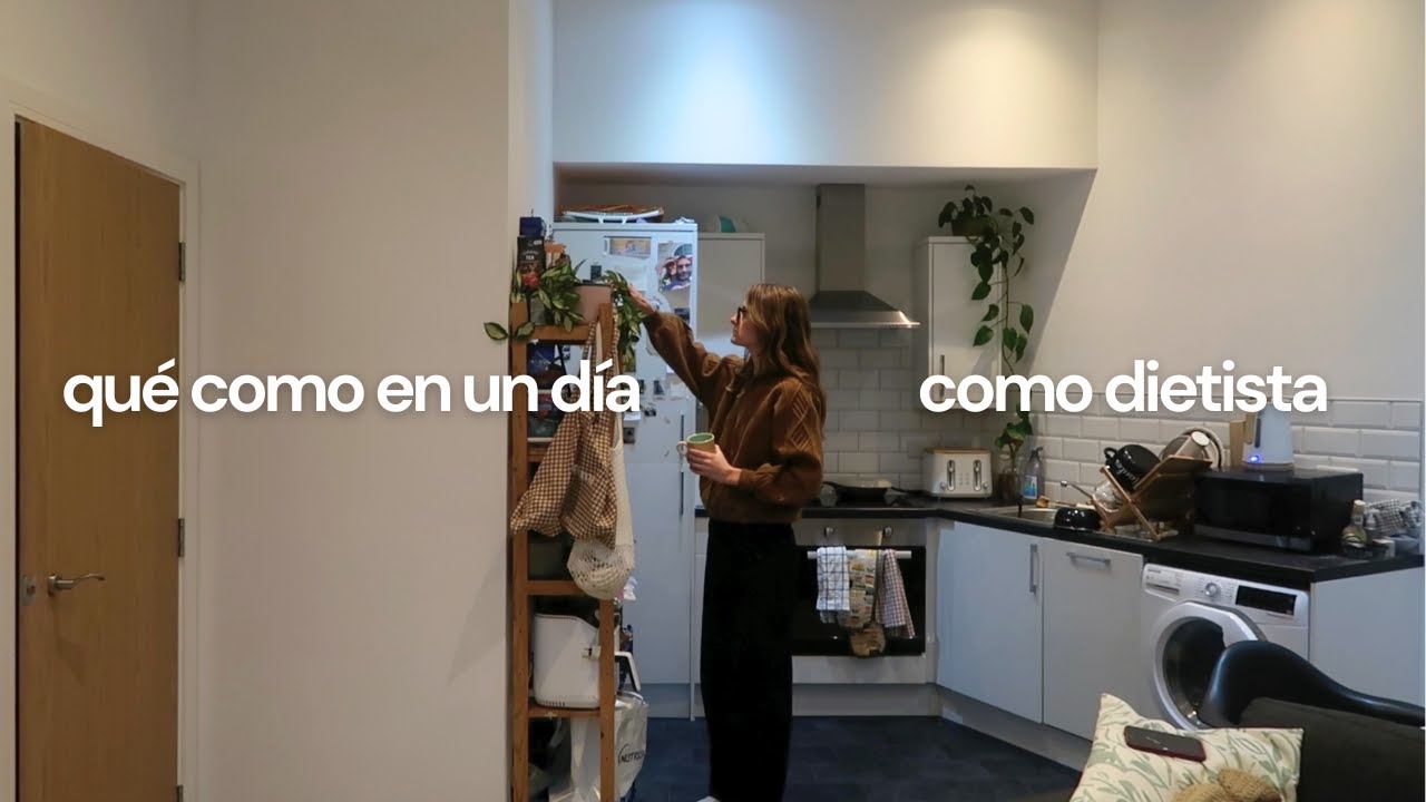 Vivir sola en Inglaterra | Qué cómo en un día siendo dietista (teletrabajando)