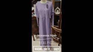 GAMIS BRUKAT NADINE KOMBINASI MOSCREPE /