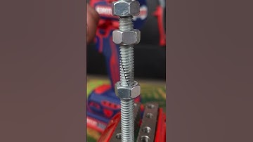 Practical threaded rod jointStrong and quick connection #CaliGarage #ThreadedRod #EasyAssembly