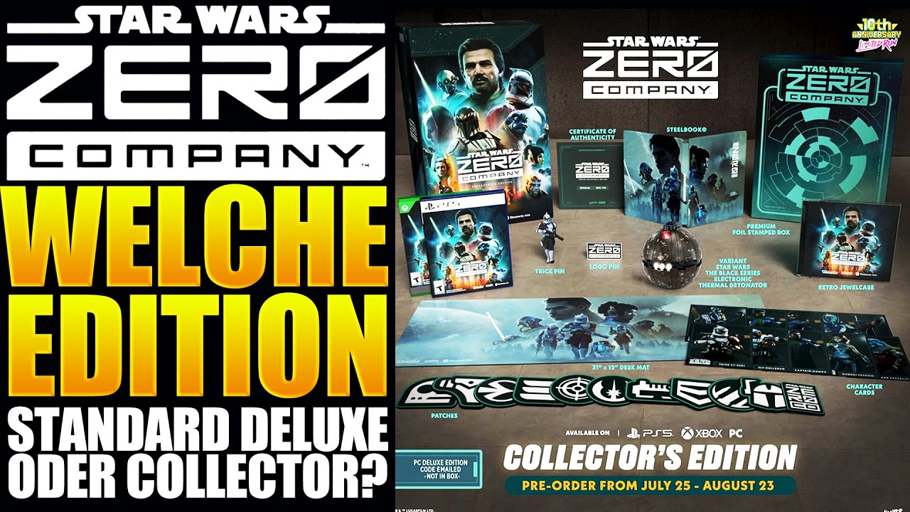 Neue Collectors Edition! Welche Edition soll ich mir holen? - Star Wars Zero Company - Gaming News