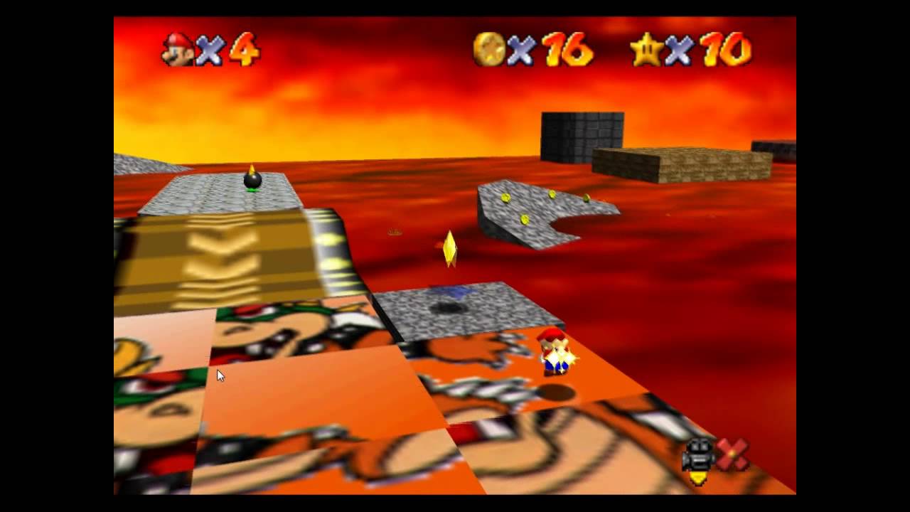 Super Mario 64 Beginners route for 16star