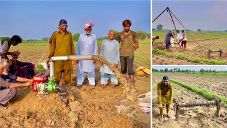 Old Boring Technique in Tubwell | Old Borewell Drilling Complete Process Mozzam Saleem