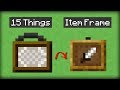 ✔ Minecraft: 15 Things You Didn't Know About the Item Frame