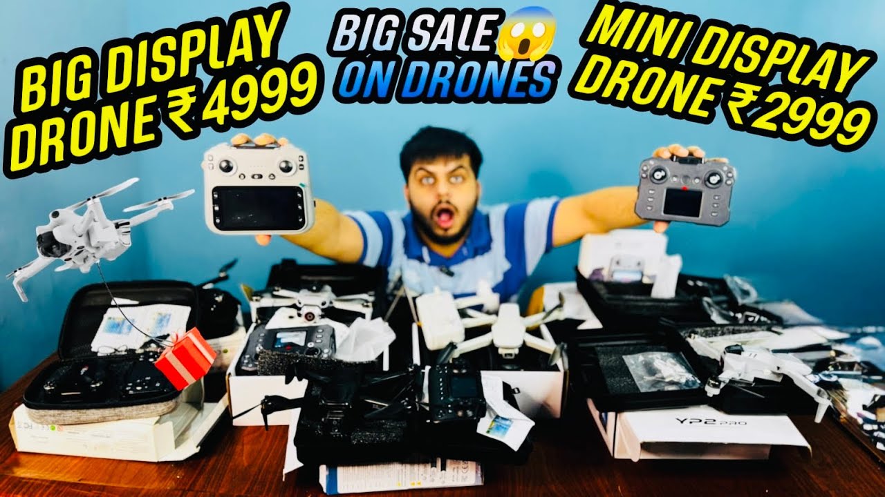HUGE STOCK CLEARANCE SALE ON DRONES 🚀 GPS 2KM Range | 4K Camera | Dynaloge, YP8 Max, M4 Ultra
