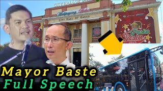 Download Lagu Mayor Baste Duterte Full Speech Launching Ten Modern Davao City Bus Libreng Sakay MP3