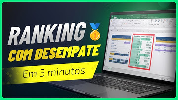 Como Usar a Função CLASSIFICAR no Excel em 3 MINUTOS! ⏱️